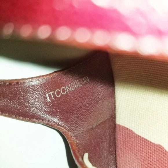 Burberry 36.5 Criss-cross Leather Platform‎ Sandals Made In Italy - Picture 13 of 15